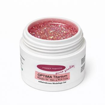 FF Optima Titanium Fiberglas MakeUp Gel Blush Crystal 30g