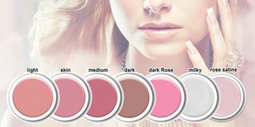 FFOptima Titanium Fiberglas Gel Make up 7er Set je 5g