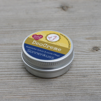 Feinste Seifen Mini DeoCreme *Sonnenkuss* im Pocketformat