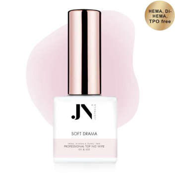 JUSTNAILS HEMA FREE - No Wipe Finish Gel 10ml - SOFT DRAMA