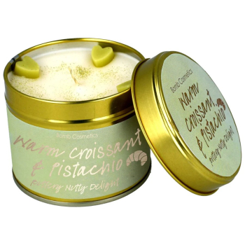 BC Kerze Dose Warm Croissant & Pistachio Tin Candle