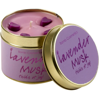 BC Kerze Dose Lavender Musk Tin Candle