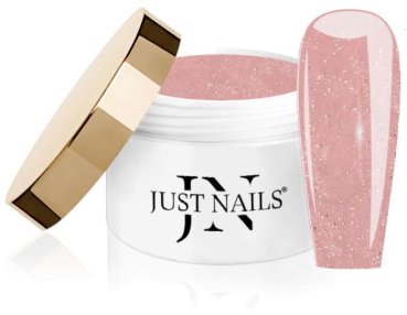 JUSTNAILS Cover Fibre Glace - Sparkly Ballerina Shoes 15ml