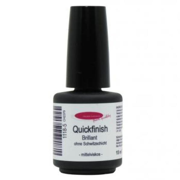 FF Quickfinish Brillant 15 ml Abschlußgel ohne Schwitzschicht