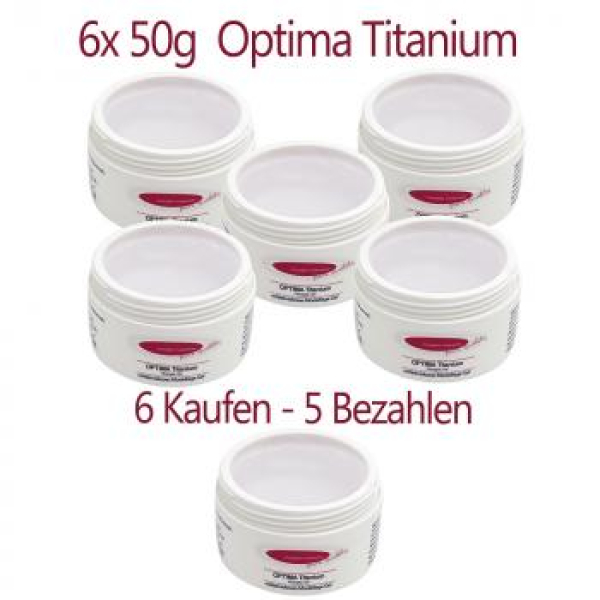 FF Optima Titanium klares Fiberglas Gel 6 Kaufen 5 bezahlen