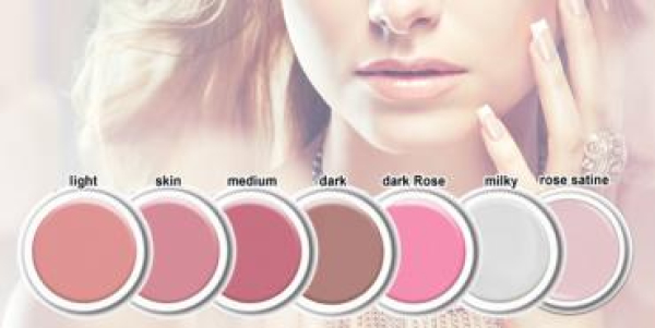 FFOptima Titanium Fiberglas Gel Make up 7er Set je 30g