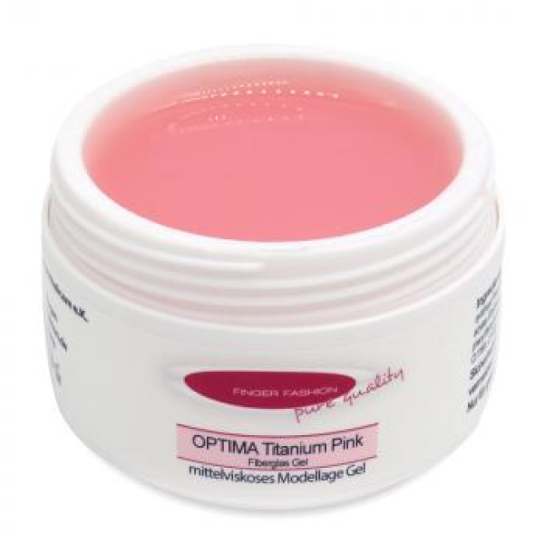 FF Optima Titanium Fiberglas Gel Pink 5g