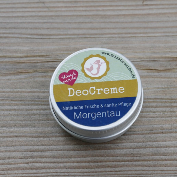 Feinste Seifen Mini DeoCreme *Morgentau* im Pocketformat