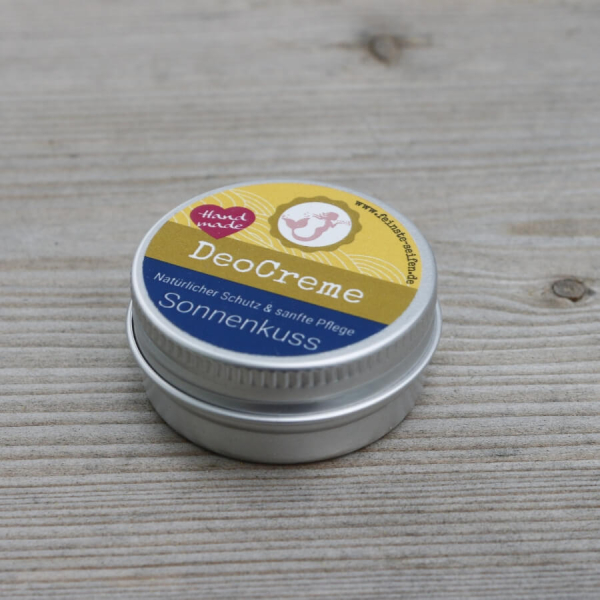 Feinste Seifen Mini DeoCreme *Sonnenkuss* im Pocketformat