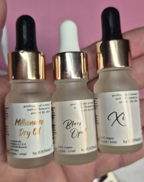 JUSTNAILS Premium Protect Nagelöl 3x 10ml