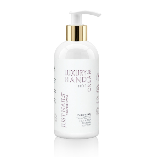 JUSTNAILS Hand & Nail Care Cream 150ml - No.2 Mandelöl & Sheabutter