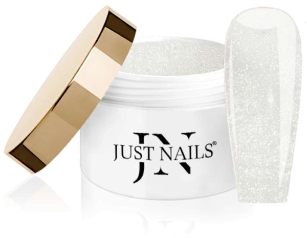 JUSTNAILS Cover Fibre Glace - Wedding Sparkle 15ml